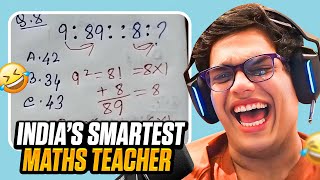 INDIAS SMARTEST MATH TEACHER [upl. by Eicyak]