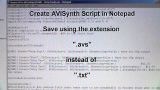 Render Through AVISynth Scripts Using Sony Vegas As Both Source and Renderer [upl. by Ylreveb810]