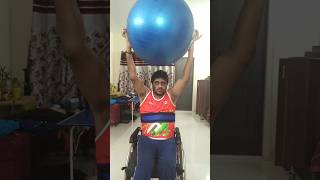 Stability Gym Ball Workout  Anantha Rao Athlete ❤️viral gym workout [upl. by Aibos]