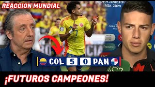 ASÍ REACCIÓNO EL MUNDO a la GOLEADA HISTORICA de COLOMBIA vs PANAMA 50 ¡FUTUROS CAMPEÓNES🔥 [upl. by Sheelagh]