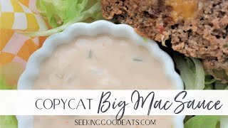 Copycat quotBig Macquot Sauce Keto Big Mac Sauce [upl. by Cohberg112]