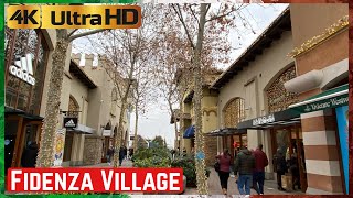 Fidenza  4K Walking Tour  Shopping Outlet [upl. by Eelnayr]