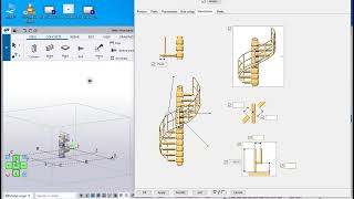 Creating Spiral and helicoidal Stair in Tekla Structures [upl. by Vita388]