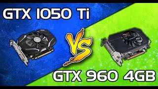 GTX 1050 Ti vs GTX 960  Ryzen R5 1400  Comparison [upl. by Esylla966]