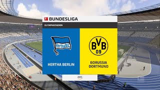 FIFA 22  Hertha Berlin vs Dortmund  Bundesliga 202223 Gameplay  PS5 [upl. by Trahern]