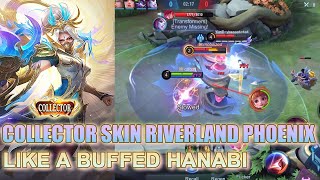 Hanabi Collector Skin Riverland Phoenix  Like a Buffed Hahanbi  Hanabi Gameplay  Top Global [upl. by Miett]