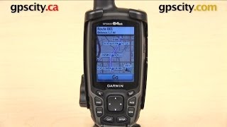 Garmin GPSMAP 64 Series Creating a Route with GPS City [upl. by Nannek609]