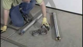 Y Installation of Garage Torsion Springs  Part 1 [upl. by Ilaw]