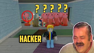 ROBLOX PIGGY VS HACKER MEME PART 9 [upl. by Niatsirhc]