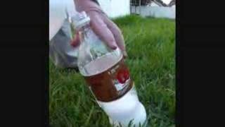 Home made rocket with diet coke bottle bicarb and vinegar [upl. by Ali149]