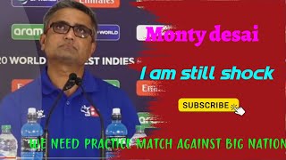 Emotional moment for Nepal head coach Monty desai Nepal vs South Africa [upl. by Nanda]