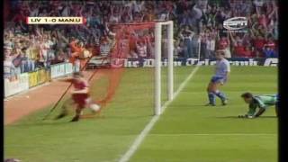 Liverpool 40 Manchester United 199091 Beardsley hattrick [upl. by Viole]