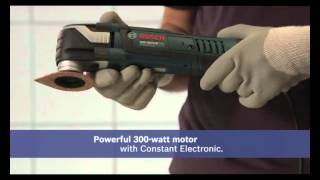 Bosch Multitool Demonstration video [upl. by Ahsiram]