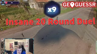 I Played A 20 Round NM Duel on GeoGuessr [upl. by Nollid]