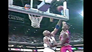 Scottie Pippen Dunks on Charles Barkley in Game 6 1993 Finals [upl. by Ainelec]