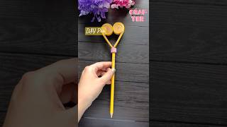 DIY Pen craft ideas shortsvideoclaycraftdiyyoutubeshortstrendingviralvideoytytshotsartfun [upl. by Cope]