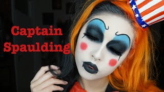 Captain Spaulding  House of 1000 Corpses  Halloween Makeup [upl. by Marris]