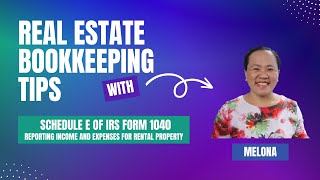 Familiarizing with Schedule E of IRS Form 1040 Rental Properties [upl. by Keily]