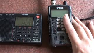 Uniden Bearcat UBC125XLT Battery Test [upl. by Atila]