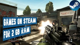 Top 50 LowEnd Games For 2 GB RAM On Steam  Potato amp LowEnd Games [upl. by Thury]