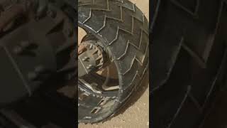 Amazing tyre  nasa created indestructible tyre  shorts nasa tyre science trending [upl. by Balbinder20]