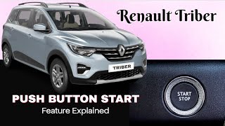 Push Button Start  Renault Triber RXZ 2024 Model  Explained [upl. by Eolc699]