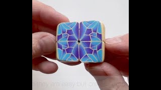 Make a mosaic cane with polymer clay [upl. by Kablesh]