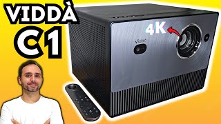 O UPGRADE dos 4K 💎 Projetor Vidda C1 Hisense Review [upl. by Mchale]