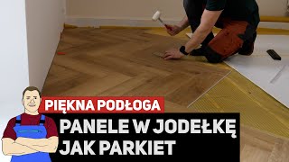 Panele w jodełkę jak parkiet  klasycznie i pięknie 👍 [upl. by Apul985]