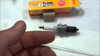 How to Inspect and Adjust the Spark Plug Gap NGK BOSCH CHAMPION N3 DENSO [upl. by Hsinam]