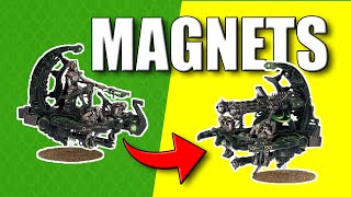 How to magnetise a Necron AnnihilationCommand Barge [upl. by Polky]