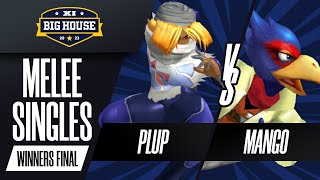 Plup Sheik vs Mang0 Falco  Melee Singles Winners Final  The Big House 11 [upl. by Yelhak992]