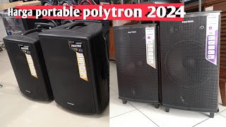 daftar harga speaker portable polytron 2024 [upl. by Radford]