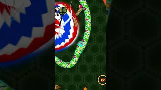 WORMATEIO  The Best Trap  World Record  wormate wormateio iogames snakegames io shorts [upl. by Alameda343]