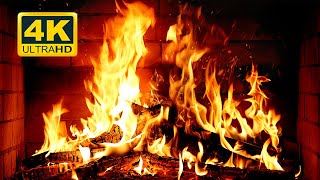 🔥 Cozy Fireplace 4K 12 HOURS Fireplace with Crackling Fire Sounds Crackling Fireplace 4K [upl. by Ttreve853]