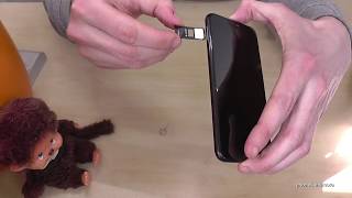 Huawei P20 Lite How to insert the SIM card Installation of the nano SIM cards [upl. by Lozano]