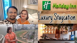 Luxury Staycation  HOLIDAY INN BENGALURU RACECOURSE ROAD  Part 1  LakshmiKamathVlogs [upl. by Nyrhtac]