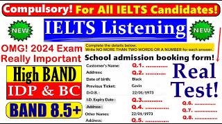 IELTS LISTENING PRACTICE TEST 2024 WITH ANSWERS  29102024 [upl. by Yemrots]