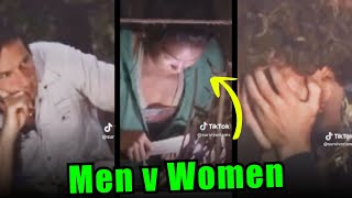 Women FAIL To Accomplish SIMPLEST Survival Task  Men v Women [upl. by Annaitat748]