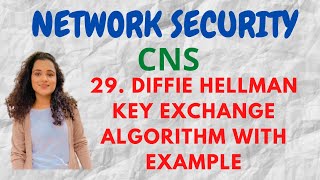 29 Diffie Hellman Key Exchange Algorithm  Asymmetric key cryptography CNS [upl. by Simara]