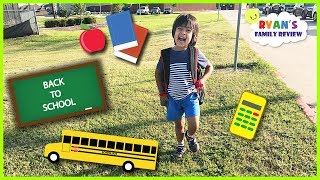 Kid First Day of School Back to school Night Routine and Morning Routine with Ryan [upl. by Palm650]