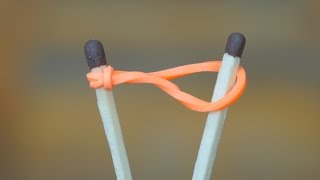 How to Light a Match with a Rubber band [upl. by Hickie]