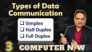 Types of Data Communication in Computer Network  Computer Network [upl. by Alamap]