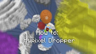 How to complete each Dropper map  Hypixel Dropper Tutorial  theboyjjmc [upl. by Riley]