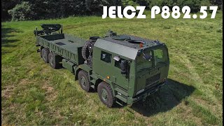 JELCZ P88257 ze skrzynią ładunkową oraz żurawiem Pojazd amunicyjny programu HOMARK [upl. by Carrelli799]