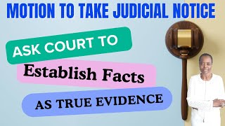 Pro Se Need To Admit Facts Not On The Record Ask The Court To Take Judicial Notice of The Facts [upl. by Ettenor345]