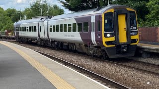 158774 EMR 2K17 Doncaster to Peterborough platform 1 Lea Road 1516 872024 [upl. by Herriott]