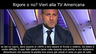 RIGORE O NO VIERI alla TV AMERICANA POST REALJUVE 13 sub ITA [upl. by Aerdnna]