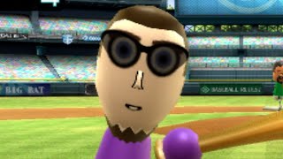 wii baseball is IMPOSSIBLE [upl. by Anahsat136]