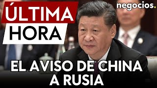 ÚLTIMA HORA  China avisa a Rusia de un ahogo inminente por las sanciones de Occidente [upl. by Anitniuq]